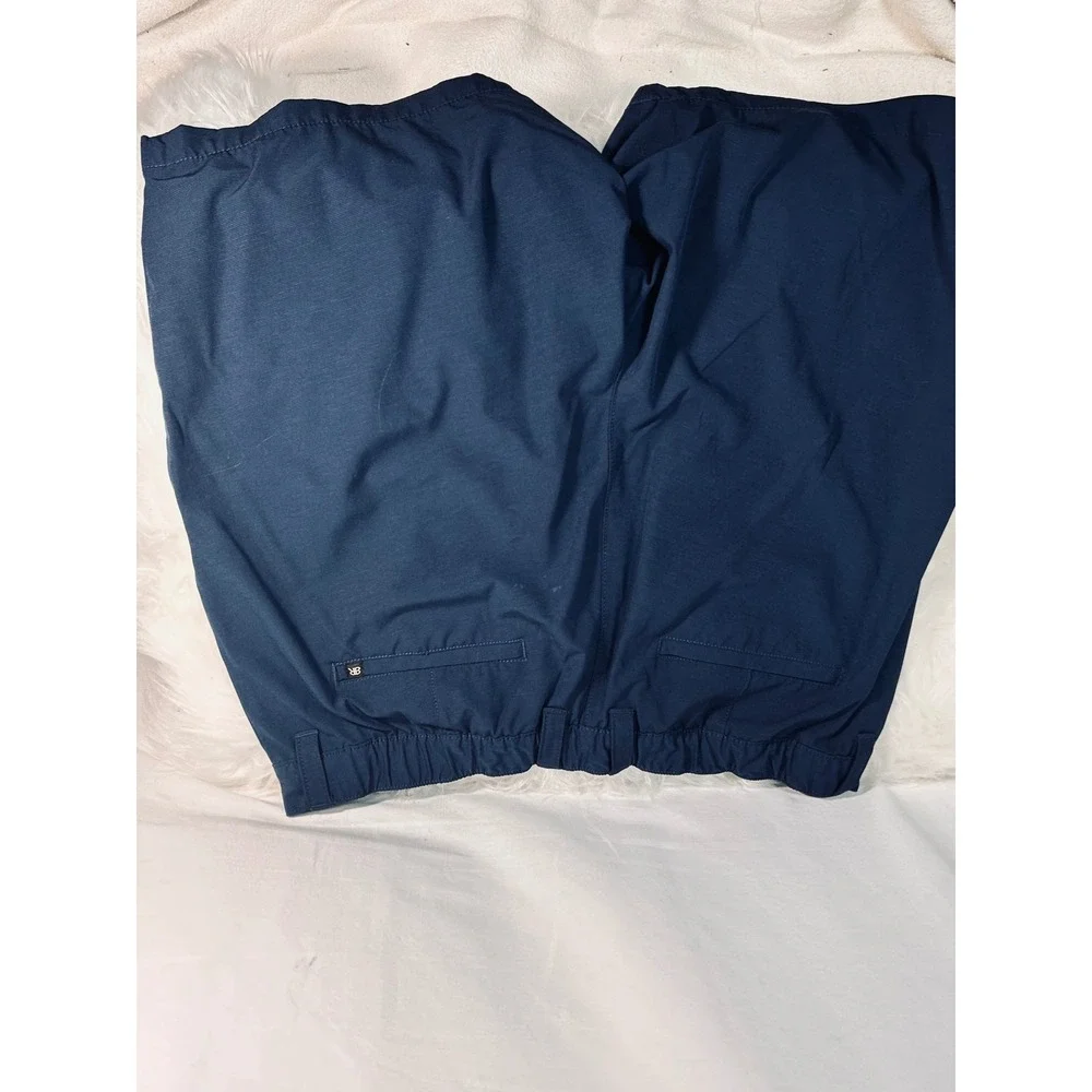 Banana Republic Mens Navy Blue Core Temp Golf Shorts Elastic Back‎ Waist 36